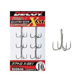 Decoy X-S51 No 6 Quattro Dörtlü Maket Balık İğnesi