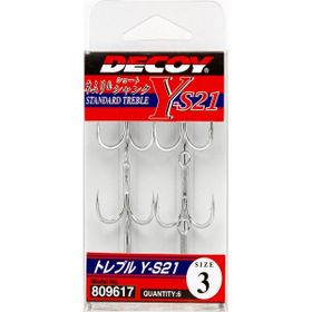 Decoy Y-S21 3 Standart Treble Üçlü Maket Balık İğnesi
