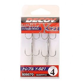 Decoy Y-S21 Standart Treble 6 Uçlu Olta İğnesi