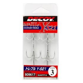 Decoy Y-S21 Standart Treble NO:2 Üçlü Maket Balık İğnesi