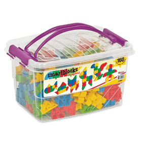 Dede 01907 Smart Blocks 160 Parça Lego Eğitici Şekiller