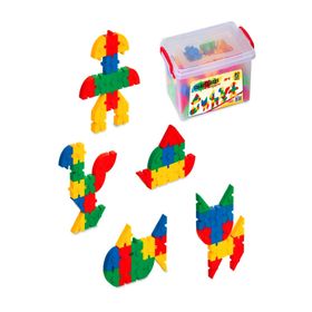 Dede 03142 80 Parça Smart Blocks Küçük Box