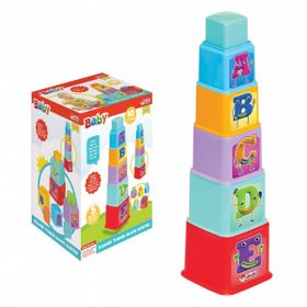 Dede 03464 10 Parça Kare Kule Bultak Eğitici Oyuncak