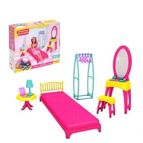 Dede 03669 Linda'nın Yatak Odası Oyun Seti