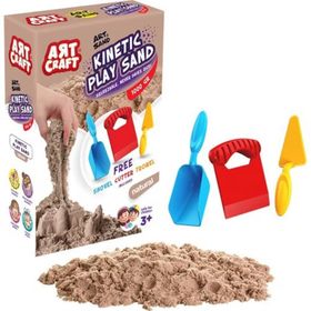 Dede 03690 Aksesuarlı Naturel 1000 gr Kinetik Oyun Kumu