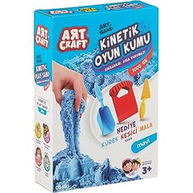 Dede 03691 Aksesuarlı Mavi 1000 gr Kinetik Oyun Kumu