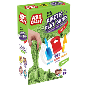 Dede 03692 Aksesuarlı Yeşil 1000 gr Kinetik Oyun Kumu