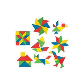 Dede 1522 Kutulu 28 Parça Tangram Oyuncak