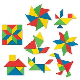 Dede 1522 Kutulu 28 Parça Tangram Oyuncak