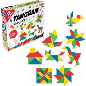 Dede 1522 Kutulu 28 Parça Tangram Oyuncak