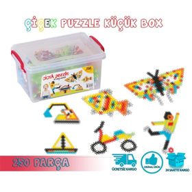 Dede 3143 250 Parça Çiçek Puzzle Küçük Box