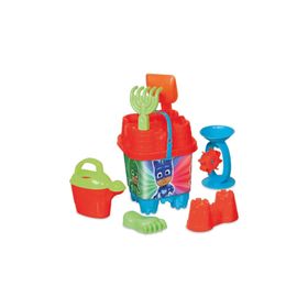 Dede 3390 Çok Renkli Pjmasks Büyük Kale Kova Set