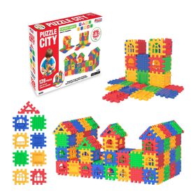 Dede 3703 Puzzle City 128 Parça Puzzle