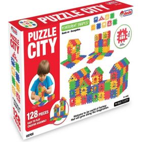 Dede 3703 Puzzle City 128 Parça Puzzle