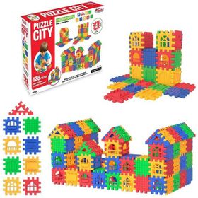 Dede 3703 Puzzle City 128 Parça Puzzle