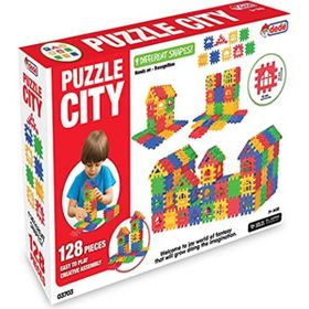 Dede 3703 Puzzle City 128 Parça Puzzle