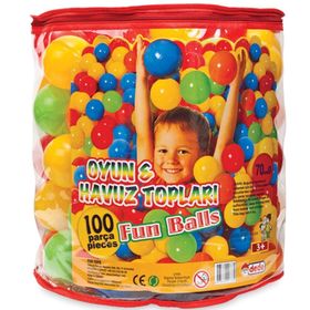 Dede 7 cm 100 Parça Oyun ve Havuz Topları