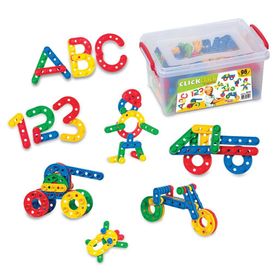 Dede 96 Parça Lego Oyuncak Click Clack Puzzle