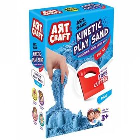 Dede Aksesuarlı Mavi Kinetik 500 gr Oyun Kumu