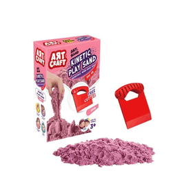 Dede Aksesuarlı Pembe Kinetik 500 gr Oyun Kumu