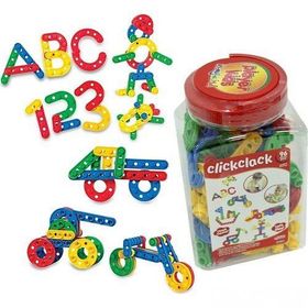 Dede Clickclack 96 Parça Harf Oyun Seti