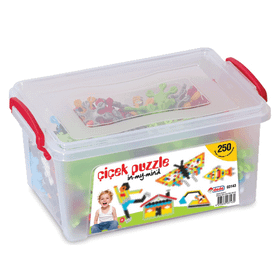 Dede Eğitici Çiçek Puzzle Küçük Box 250 Parça Lego Seti