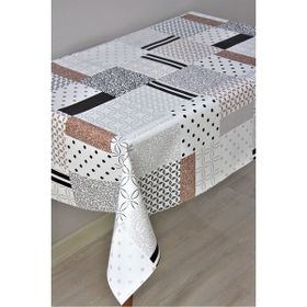 Dede Ev Tekstil Renkli Astarlı Silinebilir PVC Muşamba Masa Örtüsü