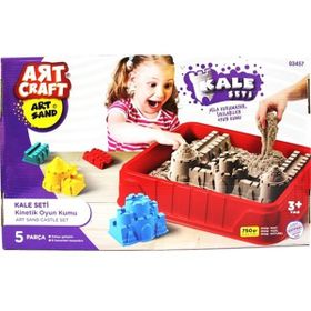 Dede FEN03463 Art Craft Kinetik Kum 750 gr Arabalar Seti