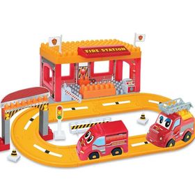 Dede İtfaiye İstasyonu Yolu Lego Seti 50 Parça Eğitici Yol Seti