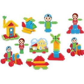 Dede Kaktüs Bloklar Eğitici 100 Parça Taraklı Lego Seti