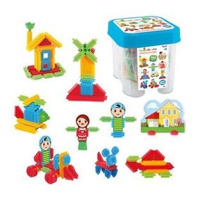 Dede Kaktüs Kovalı 120 Parça Lego Yapboz Bloklar