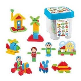 Dede Kaktüs Kovalı 120 Parça Lego Yapboz Bloklar