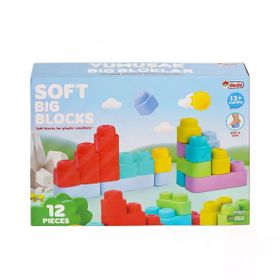 Dede Oyuncak 04005 Yumuşak 12 Parça Big Bloklar