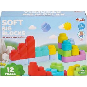 Dede Oyuncak 04005 Yumuşak 12 Parça Big Bloklar
