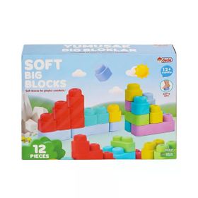 Dede Oyuncak 04005 Yumuşak 12 Parça Big Bloklar