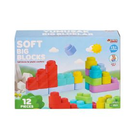 Dede Oyuncak 04005 Yumuşak 12 Parça Big Bloklar