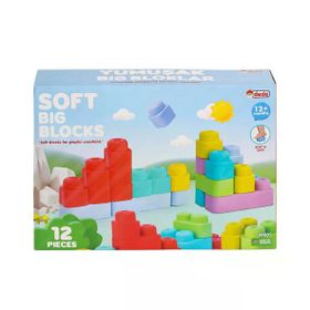 Dede Oyuncak 04005 Yumuşak 12 Parça Big Bloklar