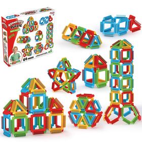 Dede Oyuncak 64 Parça Geometrik Puzzle
