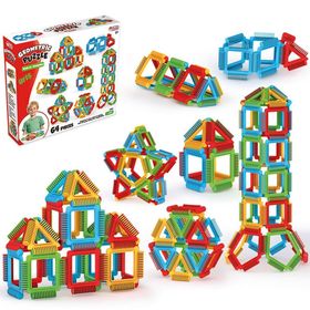 Dede Oyuncak 64 Parça Geometrik Puzzle