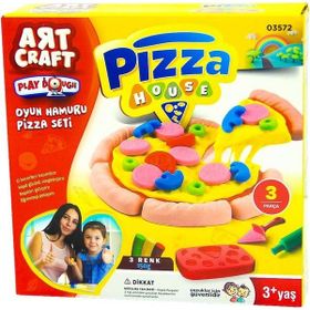Dede Oyuncak Art Craft Pizza Seti 150 gr Oyun Hamuru