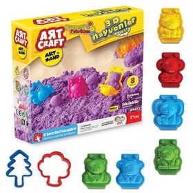 Dede Oyuncak Art Sand 3D Hayvanlar Kum Seti