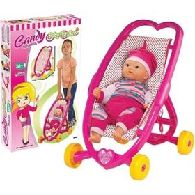 Dede Oyuncak Candy Kalpli Puset Set