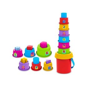 Dede Oyuncak FEN03466 Oyuncak Neşeli Bul-Tak Kule