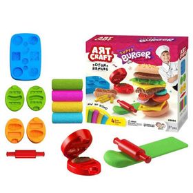 Dede Oyuncak FEN03554 200 gr Oyuncak Art Craft Hamburger Hamur Set