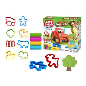 Dede Oyuncak FEN03558 200 gr Oyuncak Art Craft Çiftlik Hamur Set