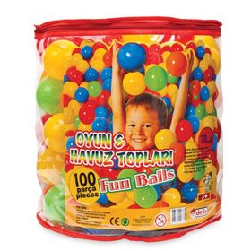 Dede Oyuncak Oyun Ve Havuz Topları 100 Parça 7 Cm