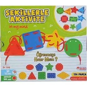 Dede Şekillerle Aktivite 156 Parça