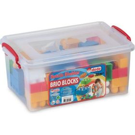Dede W1325 Kutulu Bloklar 58 Parça Oyuncak