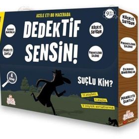 Dedektif Sensin! Hikaye Seti 4 Kitap-Nesil Çocuk Yayınları