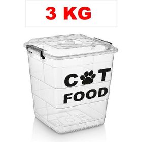 DeemBro 3 kg Kapasite Kedi Kuru Mama Saklama Kabı